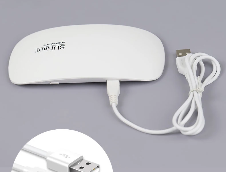 Mini LED 6W Nail Lamp Dryer Machine White 45/60s Timer Portable USB Cable UV Nail Curing Lamp for GEL Based Polishes Home Use Mini LED 6W Nail Lamp Dryer Machine White 45/60s Timer Portable USB Cable UV Nail Curing Lamp for GEL Based Polishes Home Use
