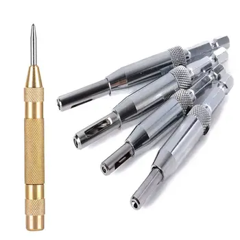 

4pcs Self Centering Hinge Drill Bits Set,1/4inch Hex Shank, screw sizes 5/64 inch, 7/64 inch, 9/64 inch, 11/64 inch for Door Cab