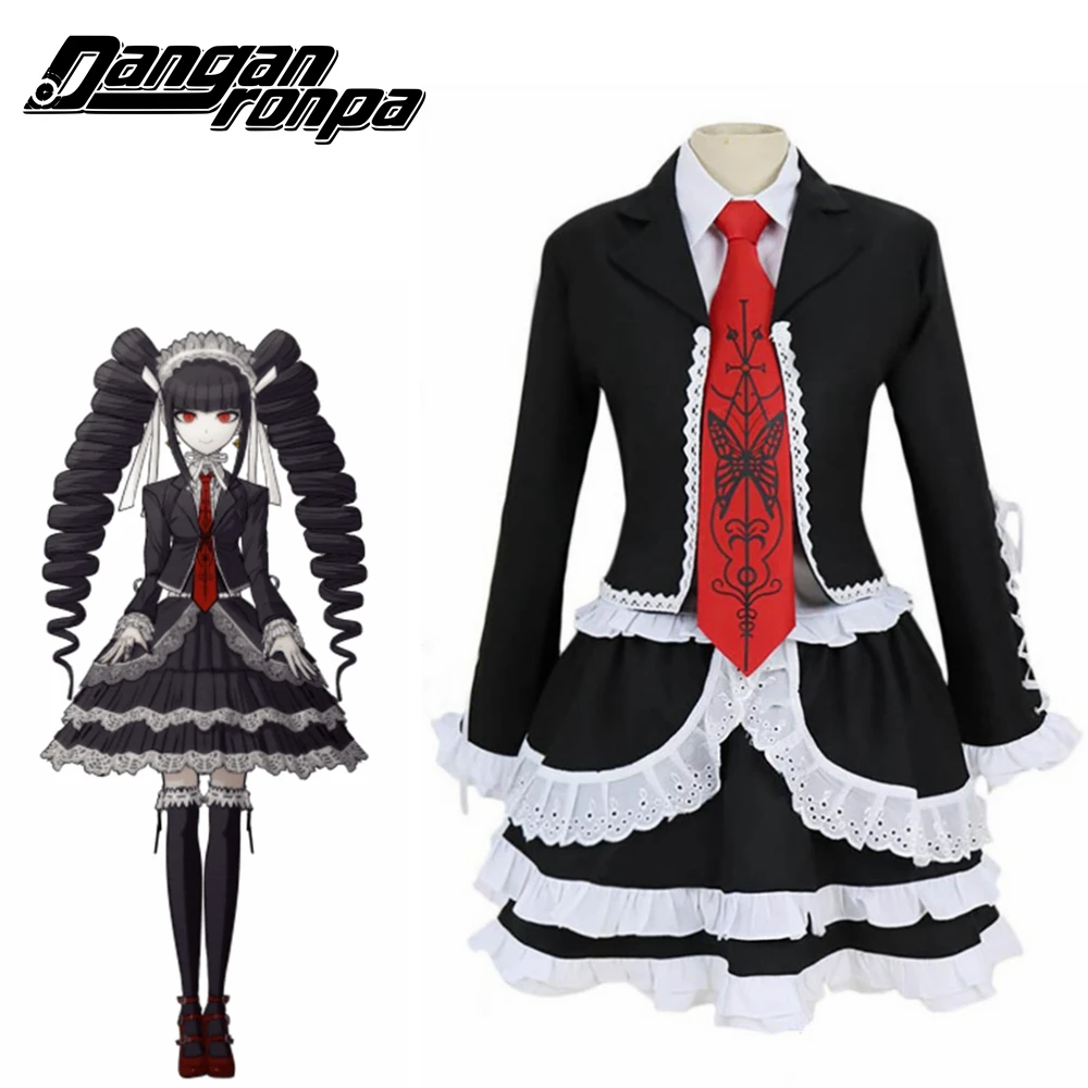 Костюм для косплея Danganronpa Dangan Ronpa Celestia Ludenberg Необычные костюмы на Хэллоуин заказ