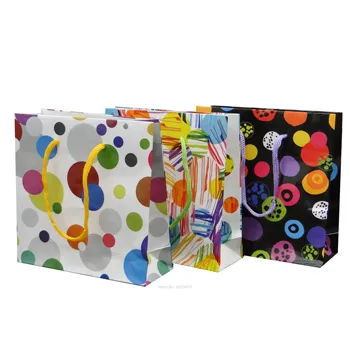 

Gift bags Bagland, "Graphics 3", Paper-160g/m2, pack of Saving-12 To. Assorted, 12cm x 22cm x 6,5cm