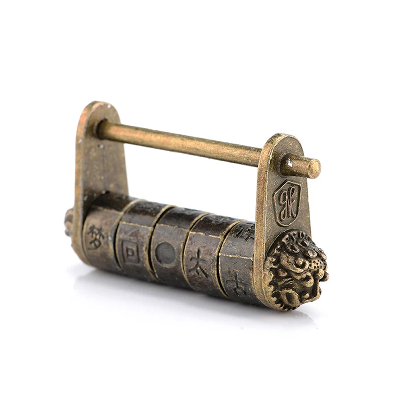 Aleación из цинка estilo Чино antiguo бронзы combinación contraseña cerradura коробка de joyería candado Ретро candado decorativo