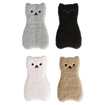 

Cute Cat Shape Sponge Layer Sponge Strong Water Absorption Dishwashing Sponge Strong Rust Sponge Kitchen Cleaning Tool