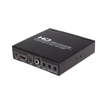 

SCART HDMI to HDMI Converter Full HD 1080P Digital High Definition Video for HDTV HD (US Plug)