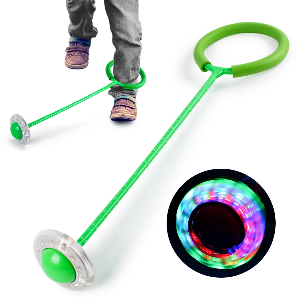 Ankle Flashing Skip Ball Swing Ball Jumping Dancing Ball Toy Sports