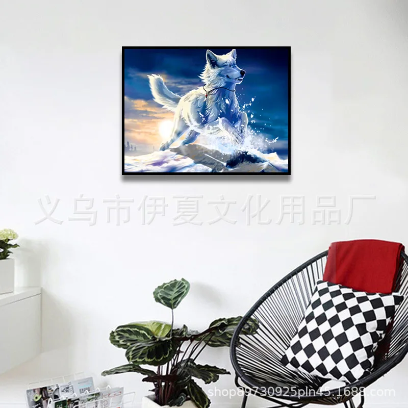

New DIY Digital Oil Painting Electricity Supplier Hand-Painted Decorative Painting Simple Animal Painting 40*50 Manufacturers Di