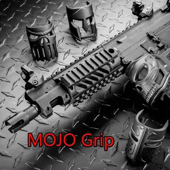 

Improved MWG Magwell Tactics Grip Finger Grooves Warp Anti-slip Handle Changes for MOJO Grip AR15 M4 M16 AEG Hunting Accessories