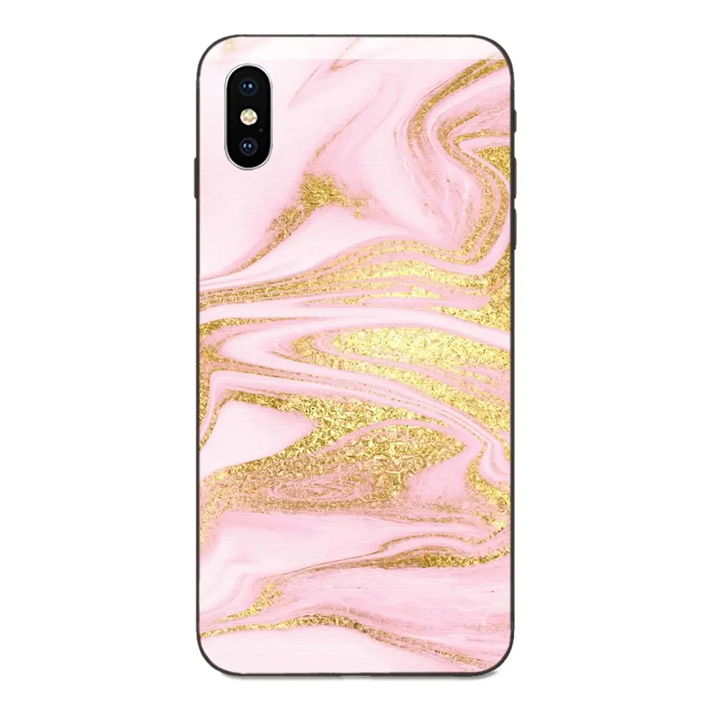 Бледно-розовый мраморный узор текстуры для Huawei Mate 9 10 20 P8 P9 P10 P20 P30 Lite Mini Play Pro P smart Plus Z