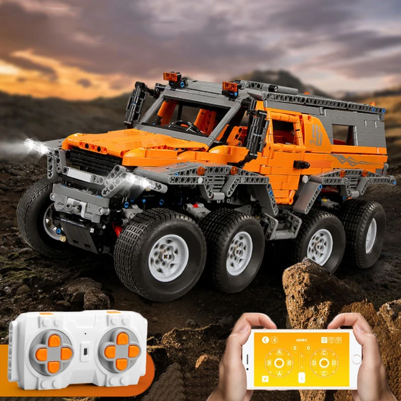 

2578pcs Siberia Technic Off-road Vehicle Remote Control APP Car Building Blocks Fit Legoing Model Bricks Children RC Toy Gift
