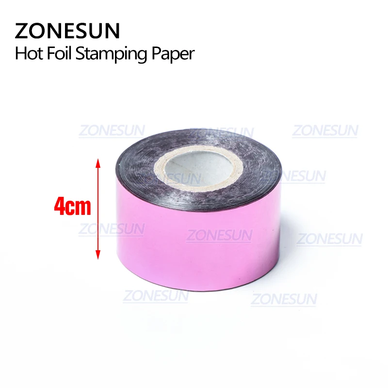 ZONESUN 4 см DIY переводная горячая штамповка тиснение Бронзирующая бумага распродажа