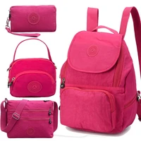 ACEPERCH Women Original School Backpack For Teenage Girl Mochila Feminina Escolar Female Monkey Backpack Nylon Waterproof Bag 1