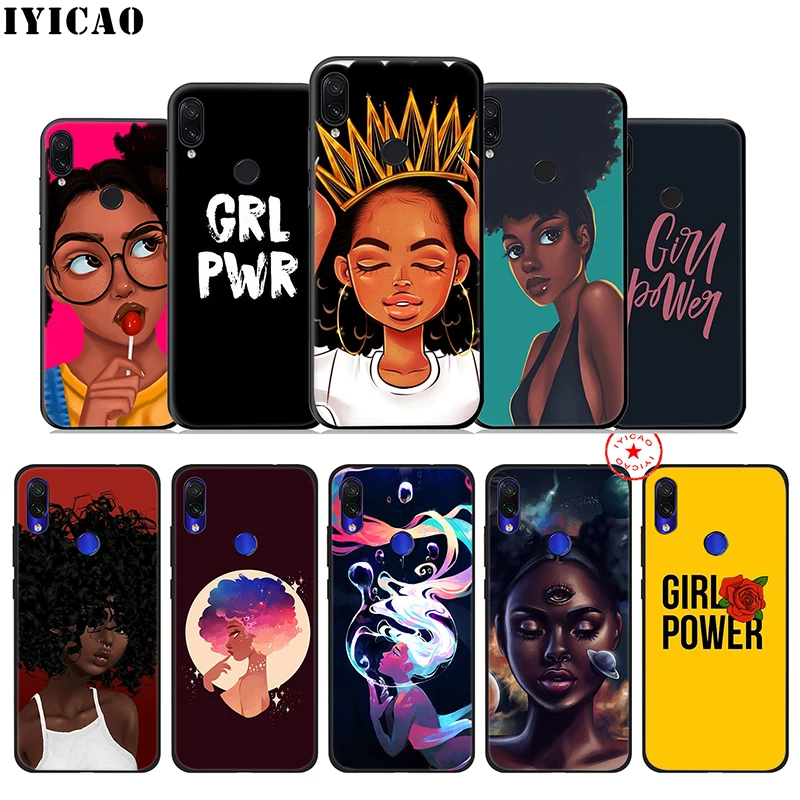 Black Girl Magic Melanin Soft Case for Xiaomi Redmi Note 8 7 6 5 Pro 5A 4X Prime Silicone |