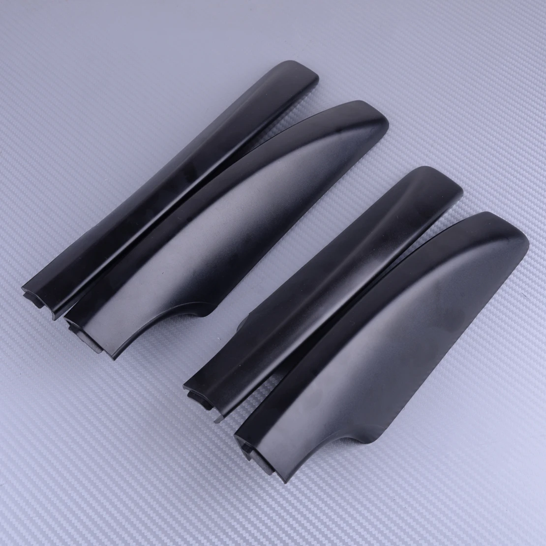 

DWCX 4pcs Roof Rails Rack End Cover Cap Shell Plastic Black Fit for Suzuki SX4 Hatchback 2007 2008 2009 2010 2011 2012