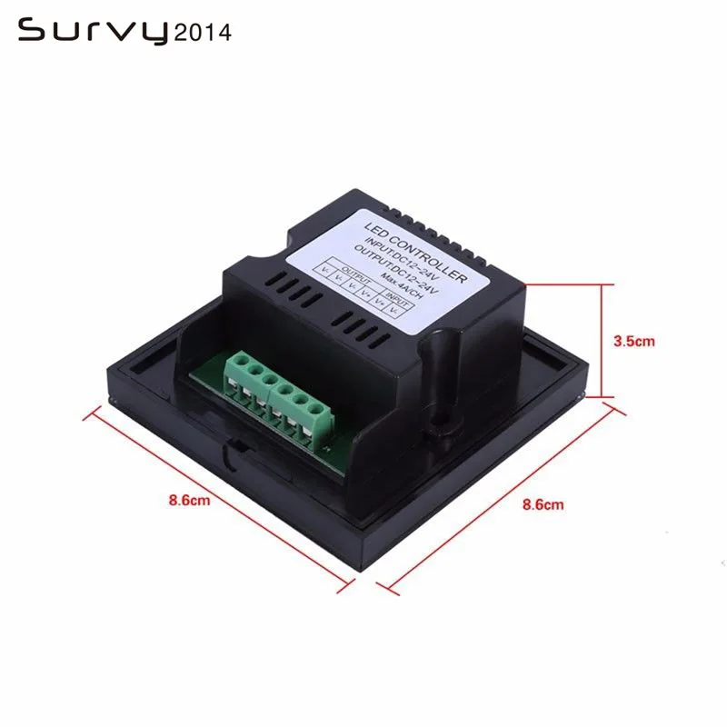 

LED controller panel smart switch LED dimmer touch. 12V-24V monochrome LED touch. Wireless electronics compatible board