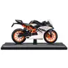Maisto 1:18 KTM RC 390 Static Die Cast Vehicles Collectible Hobbies Motorcycle Model Toys 6