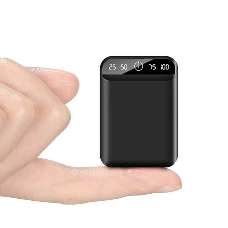

10000mAh Power Bank For iPhone Xiaomi Phone Portable Charger Mini Dual USB Powerbank External Battery LED Display Power Bank