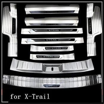 

Rear bumper protector sill trunk back plate Trim scuff plate / sill door sill for Nissan x-trail X trail T32 2017 2018 2019
