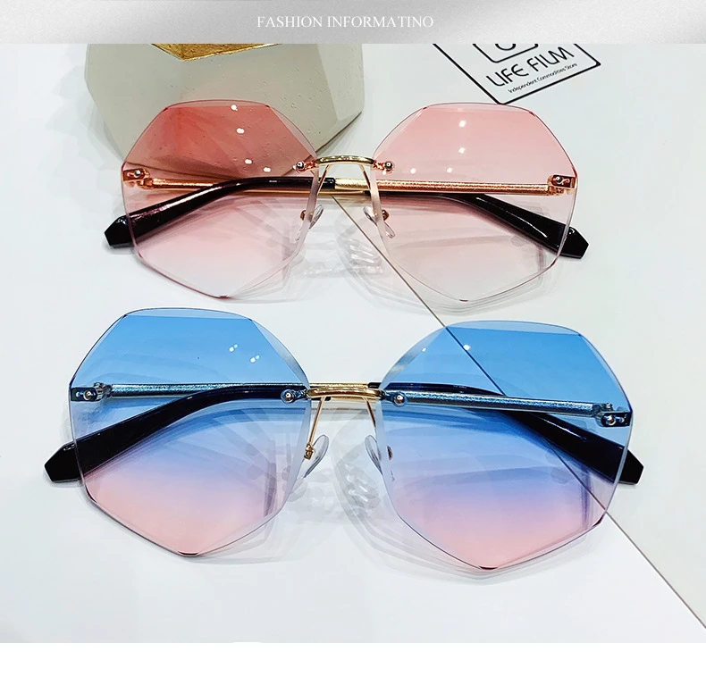 Diamond Cut-edge Sunglasses Ladies