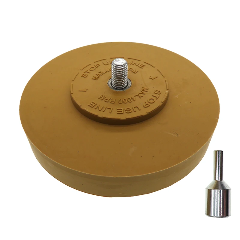 

4" Rubber Eraser Wheel for Adhesive Sticker Pinstripe Decal and Graphic Remover