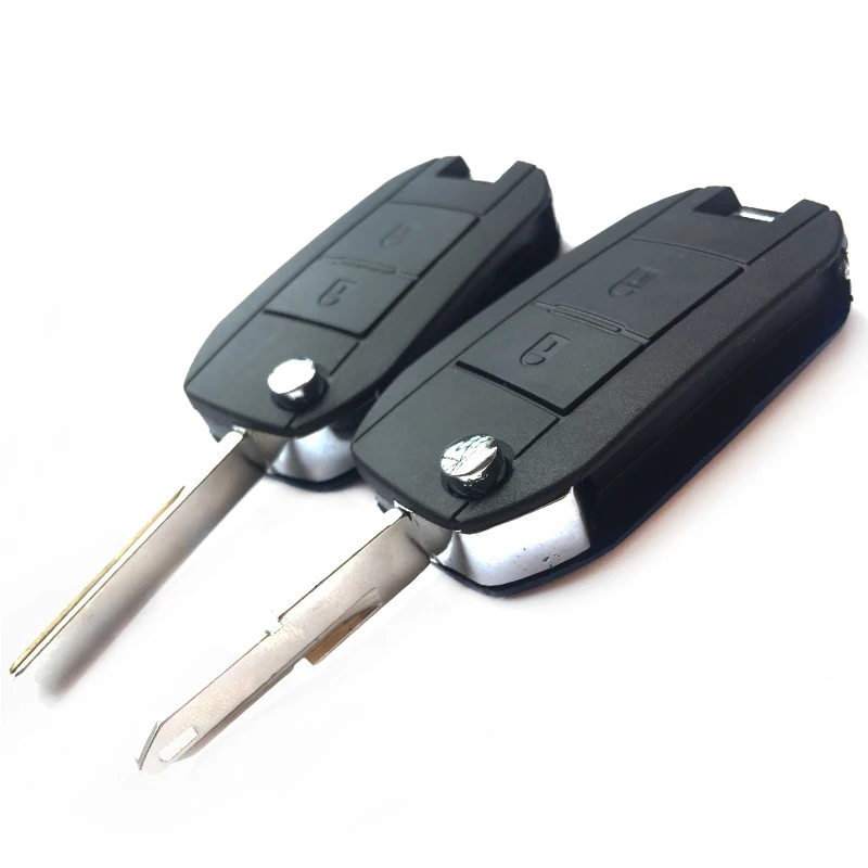 2 кнопки для Peugeot 307 206 207 Citroen C2 модифицированный чехол дистанционного ключа брелка