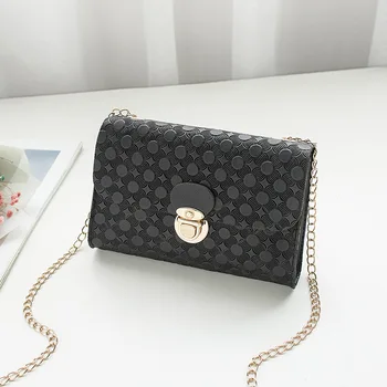 

2020 Spring and Summer New Embossed Lock Bag Ladies Shoulder Bag Sweet Lady Crossbody Messager Bag Phone Bag