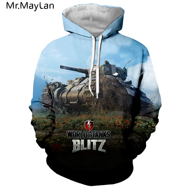 Новинка 2020 стильные модные мужские толстовки с 3d рисунком игры World Of Tanks и женские