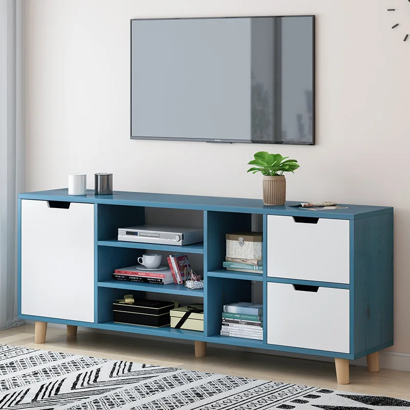 

Television Cabinet Minimalist Modern Teapoy Table Northern European-Style Living Room Multi-Storage Household Bedroom Simplicity