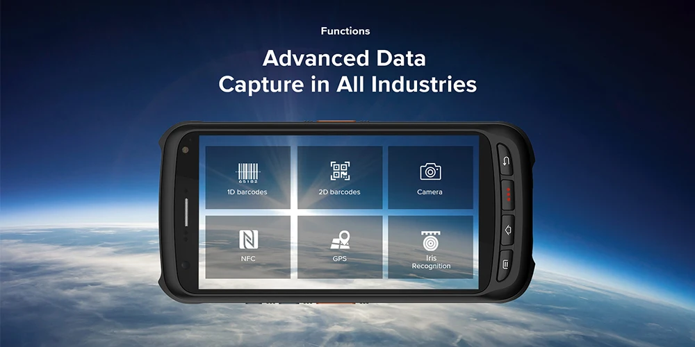 IssyzonePOS Ручной Android сканер pos-терминал 2D штрих-код PDA прочный сканер 4G WiFi gps Bluetooth NFC PDA сборщик данных
