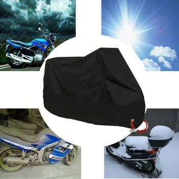 

4XL Universal Sun Protection Motorcycle With Storage Bag Cover Waterproof 190T Polyester Taffeta With PU Coating Material
