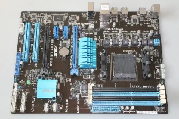 Настольная материнская плата Socket AM3 + DDR3 32 Гб USB2.0 USB3.0 SATA3 970 ASUS M5A97 LE R2.0 б/у |