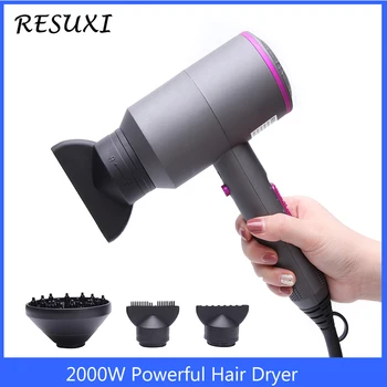 

Powerful Hair dryer 2000W Overheating protection low noise Blow Dryer Professional Hot and Cold Hairdryer Styling Tools