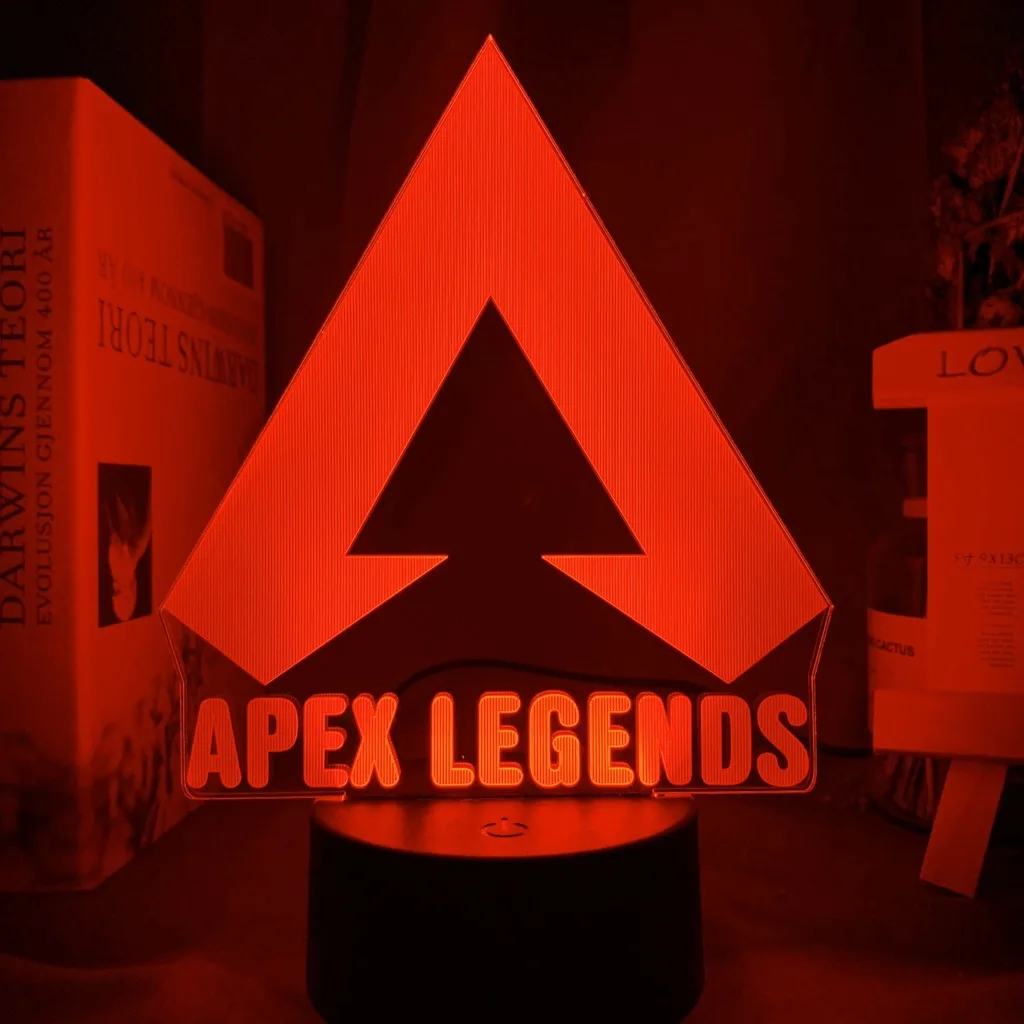 Ночной светильник Apex Legends с логотипом светодиодный меняющий цвет для игровой