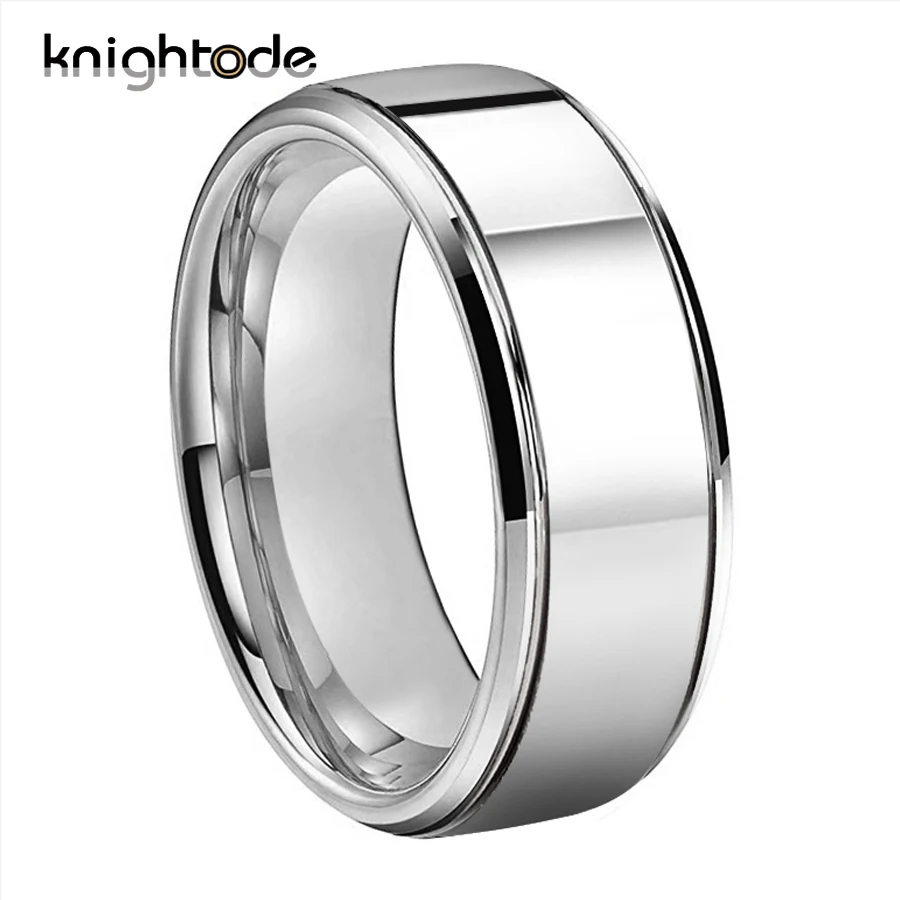 8 мм 6 высококачественный вольфрамовый карбидный Свадебный ремешок для мужчин и