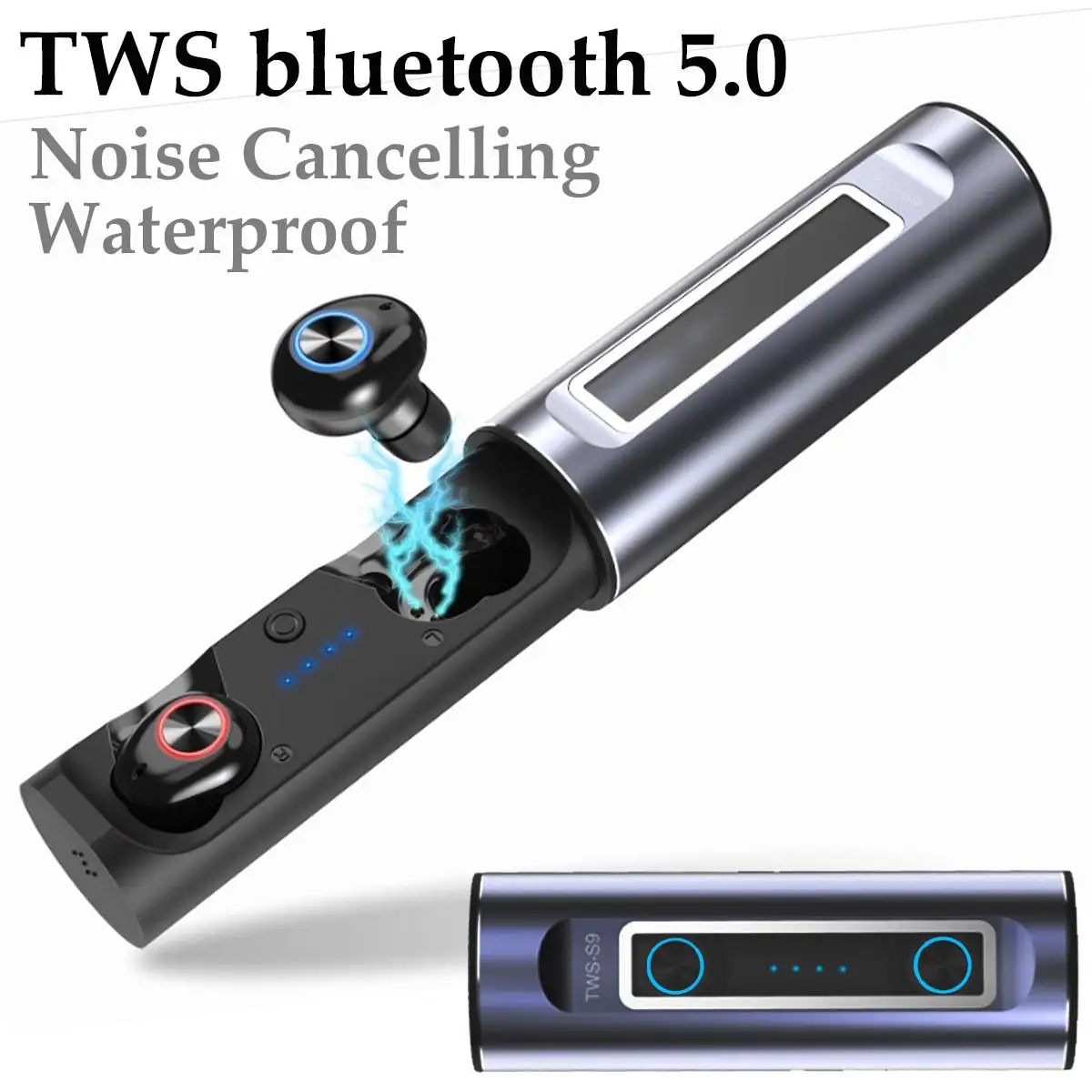 Bluetooth 5,0 наушники TWS настоящие Беспроводные спортивные стерео IPX5 водонепроницаемые шумоподавление bluetooth наушники гарнитура в ухо