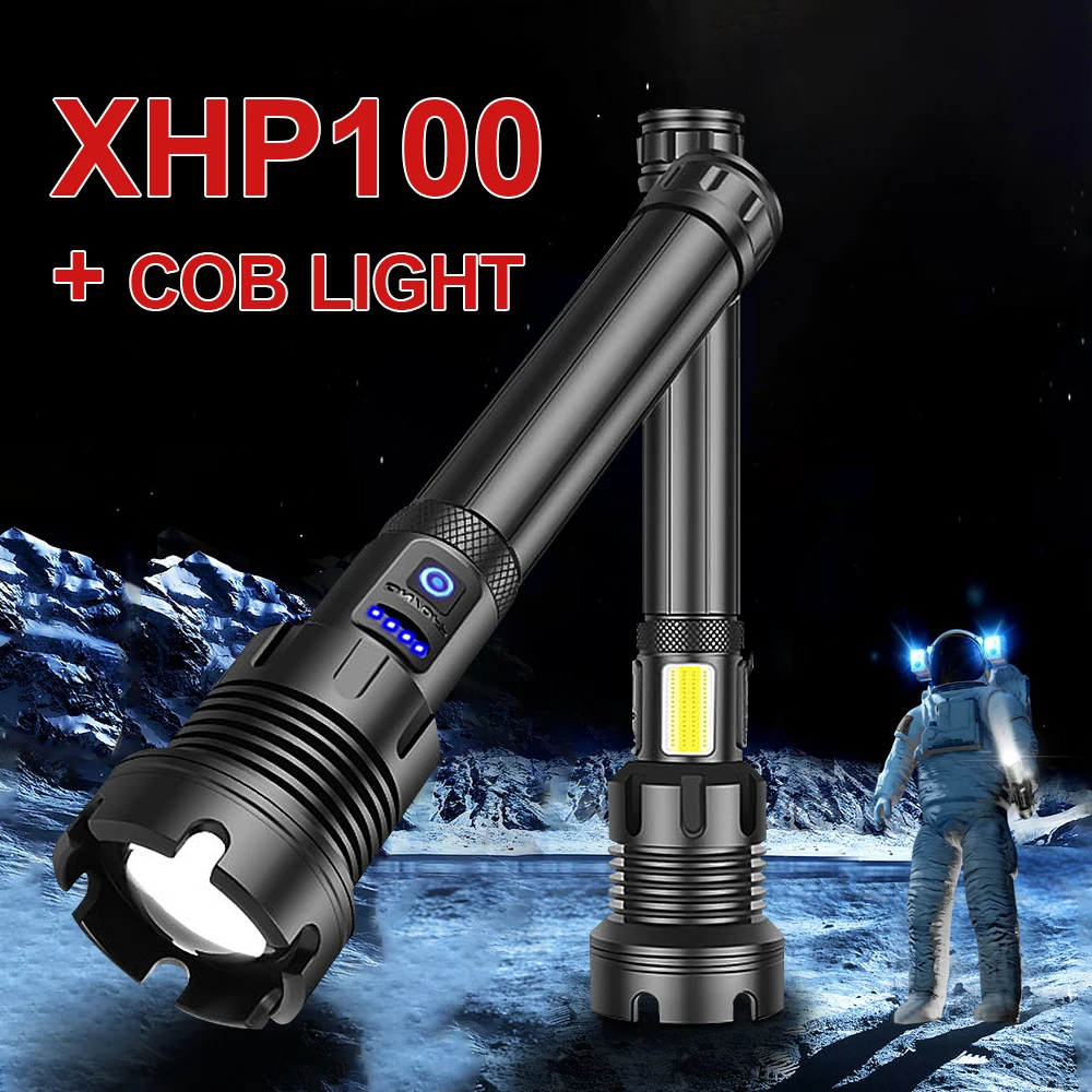 Super Bright 500000lumen 5 Head LED Headlamp LED Light Flashlight with Battery 
