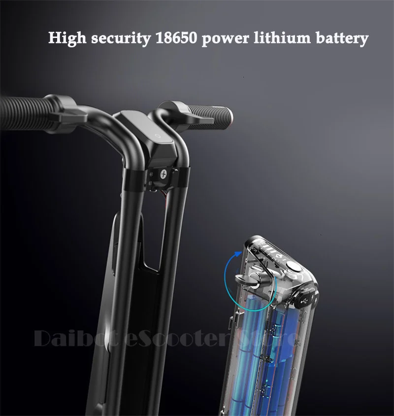 Daibot 8.5 Inch Mini Portable Electric Scooter 2 Wheels Electric Scooters 300W 36V Folding Lightweight Electric Scooter Adult (18)