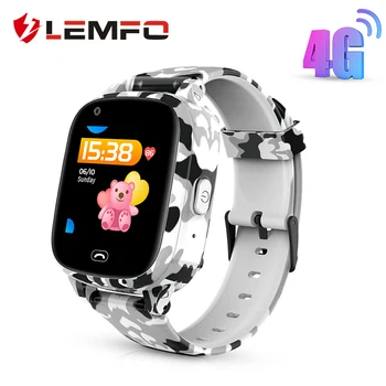 

LEMFO 4G Kids Smart Watch Gps Wifi Support Sim Remote Monitoring Lec2pro Call Message Reminder Pedometer Camera for Children