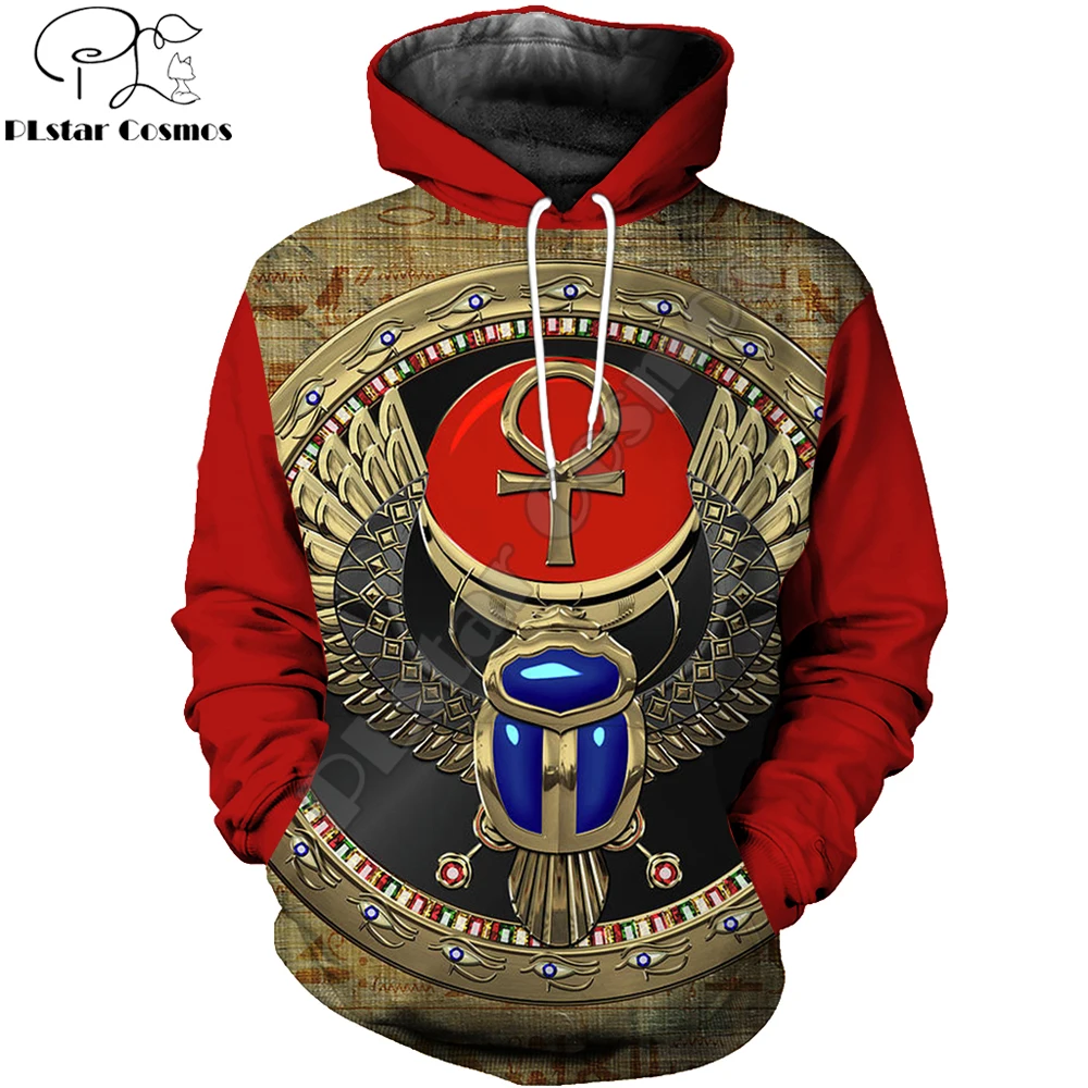 

Egyptian Winged Scarab With Ankh 3D All Over Printed Men Hoodie Unisex Sweatshirt Zip Pullover Casual Jacket Tracksuit KJ345
