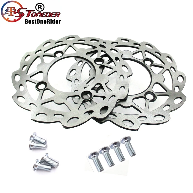 STONEDER 190mm Front & Rear Brake Disc Disk Rotor For CRF50 SSR YCF Lifan YX Taotao Chinese 50-160cc SDG Wheel Pit Dirt Bike