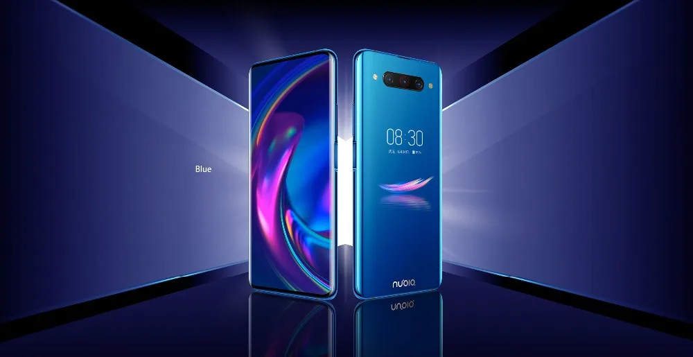 Глобальная версия Nubia Z20, двойной экран, игровой телефон 6,4"+ 5,1", Восьмиядерный процессор Snapdragon 855 plus, 4000 мА/ч, тройной задний 48мп мобильный телефон