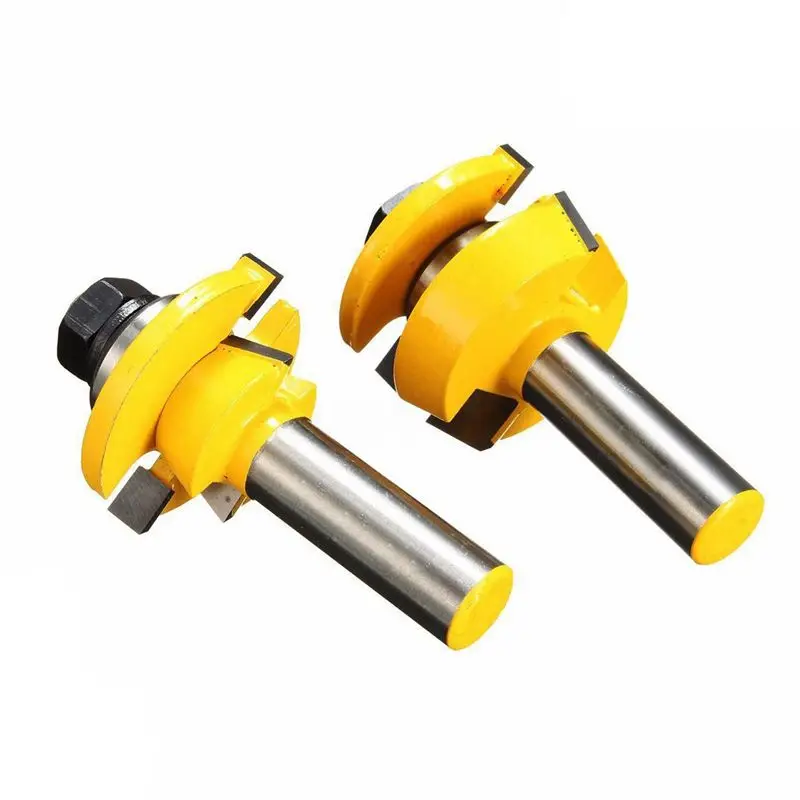 Горячая XD-2PCS рельсовый маршрутизатор бит 1/2 дюйма хвостовик шейкер долото для дерева резак
