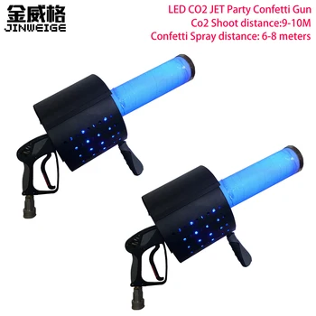 

Free Shipping 2pcs/lot Led Co2 Dj Gun Magic Confetti CO2 Jet Machine LED CO2 Jet Machine Hand Control Led Co2 Confetti Cannon