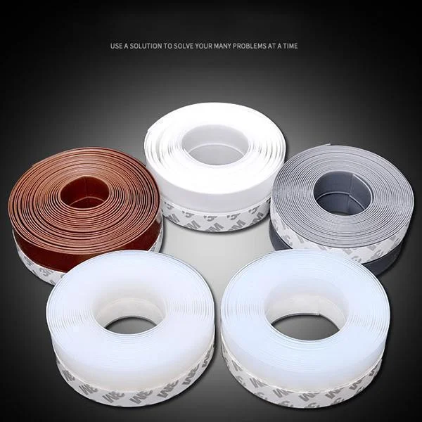 

5M Self Adhesive Door Seal Strip Weather Strip Silicone Soundproofing Window Seal Draught Dust Insect Door Strip 25MM/35MM/45MM