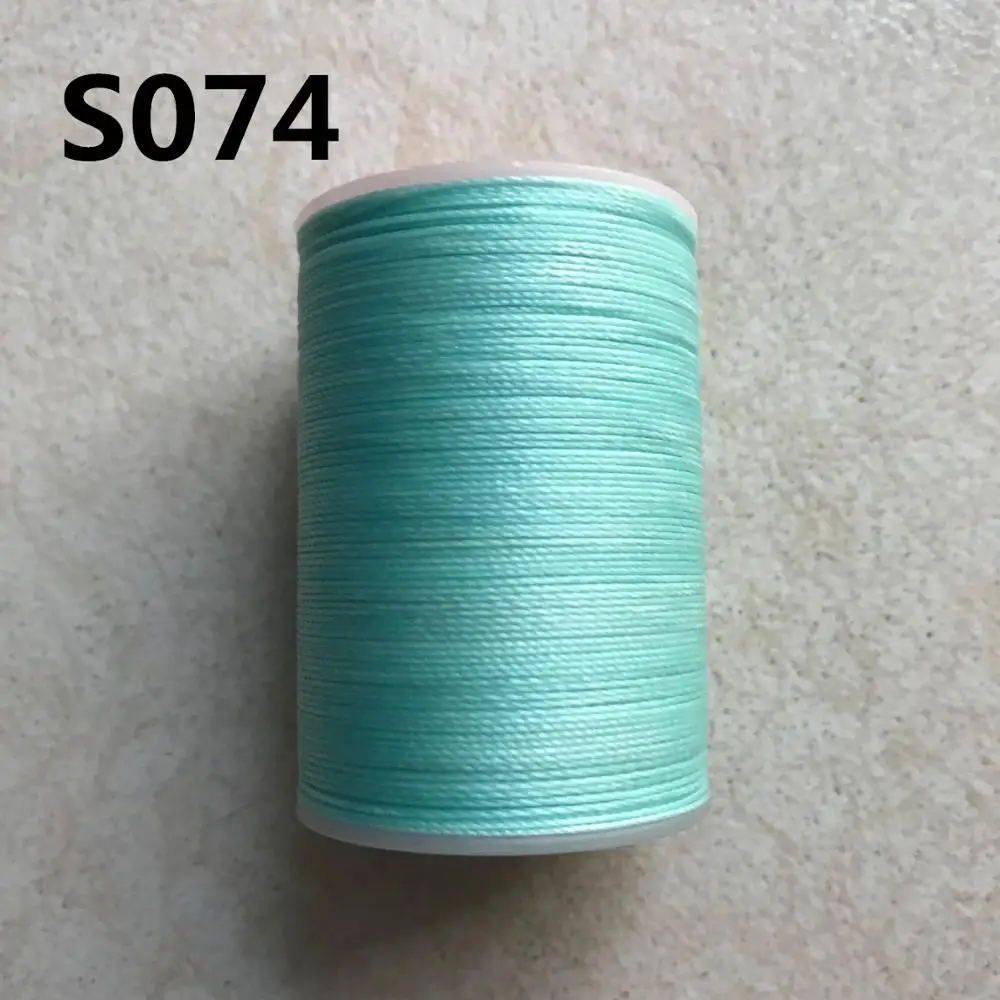 YL065 0,65 мм 78 м Длинные круглые полиэфирные волокна вощеная нить для шитья кожи - Цвет: S074