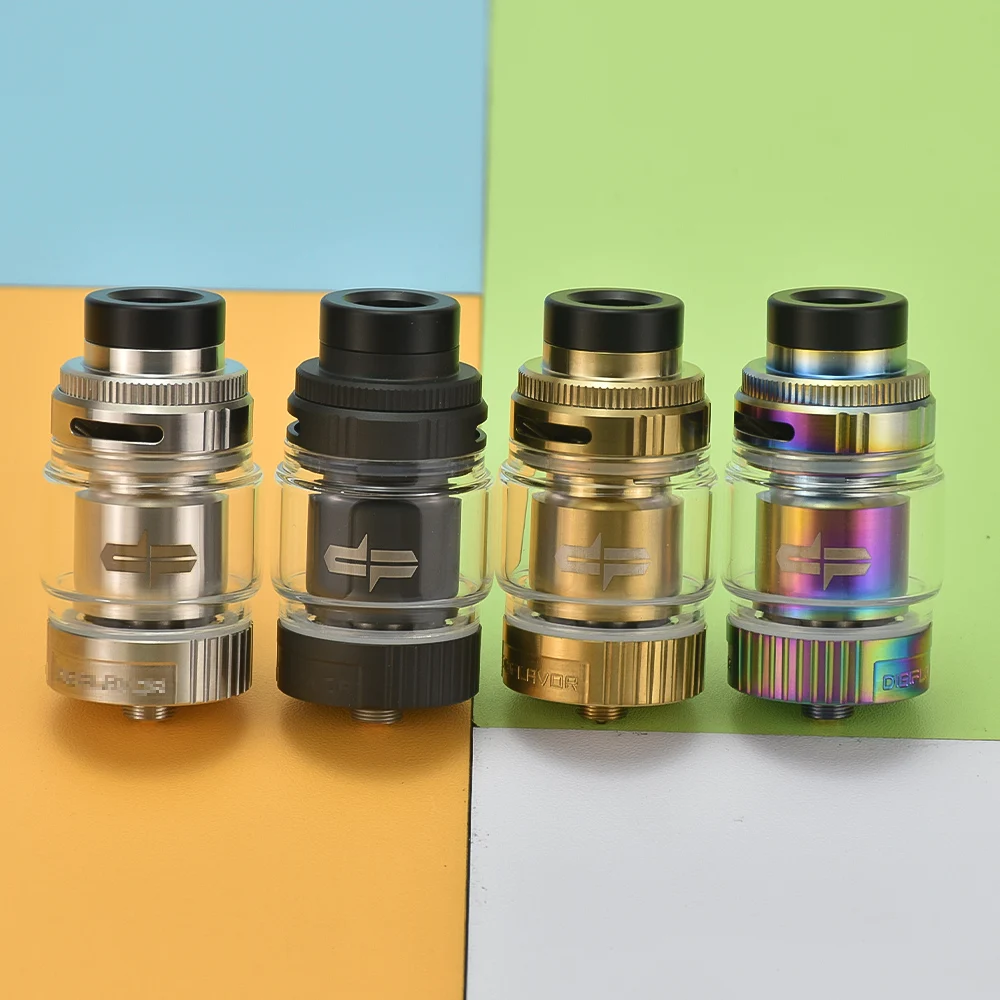 

Wolf Coolvape TORCH RTA E-Cigarette Atomizer 5.5ML Single Dual Coil DIY Rebuildable Deck DL Atomizer vape tank vs taifun rta