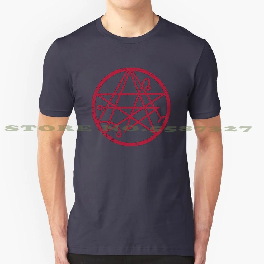 Necronomicon Maglietta Divertente Estiva Per Uomo Donna Cthulhu Miskatonic Arlkham Hp Love Elder Gate Elder Sign Mad Arab Mythos Hastur