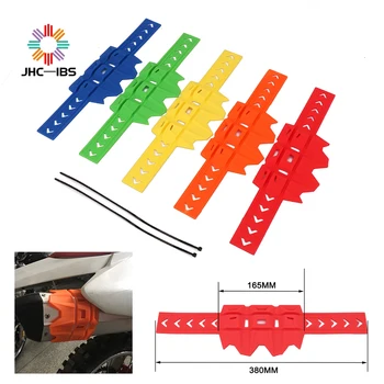 

Motorcycle Rubber Muffler Pipe Guard Anti-hot Protector For SUZUKAI RM85 RM125 RMZ250 RMZ450 RMX250 DR250 DRZ400S DRZ400SM DR650