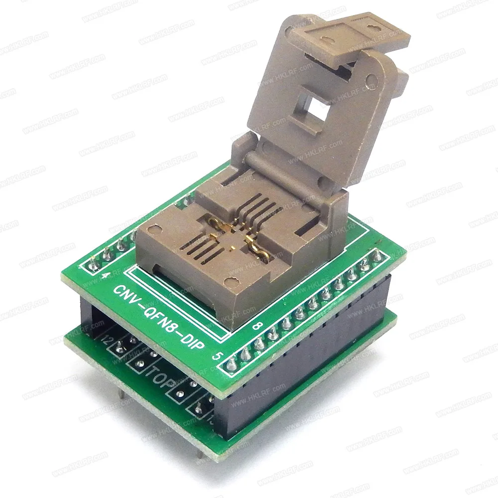 

QFN8 to DIP8 Programmer Adapter 24Pin Test Seat CNV-QFN8-DIP IC Test Sockets DFN8 MLF8 5*6MM