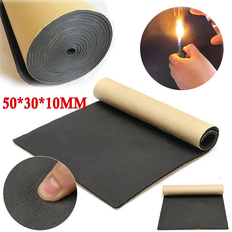 30*50cm Car Auto Sound Proofing Deadening Insulation Heat Insulation Self Adhesive Cell Foam