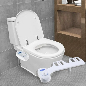 

NEW Bidet Fresh Water Spray Mechanical Bidet Toilet Seat Attachment Non-Electric Bidet Sprayer Mechanical Muslim Shattaf Washing