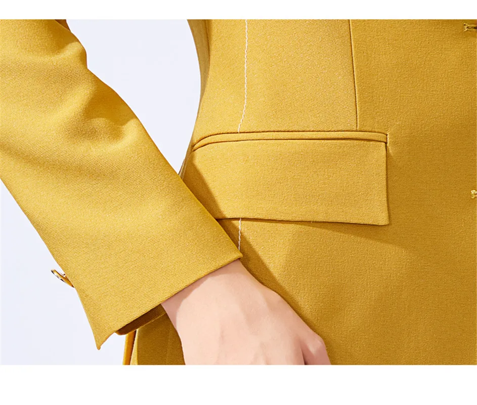 2 piece PantSuits Formal Ladies Office OL Uniform Designs Women Elegant Business Work Wear Jacket with Trousers Sets Custom Made